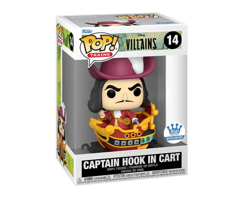 ファンコ FUNKO フィギュア Funko POP! Disney Villains Trains Captain Hook in Cart Shop Exclusive
