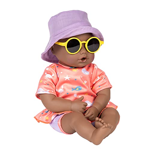 アドラ 赤ちゃん人形 ベビー人形 ADORA Beach Baby African American Doll with Sun-Activated Freckle
