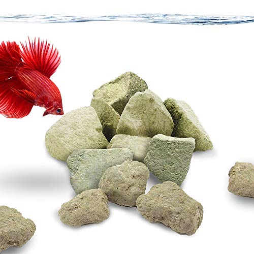 アクアリウム 水槽 置物 JOR Betta Fish Mineral Rocks, 2 Ounce, Adds Vibrancy to Aquatic Life, Ideal f