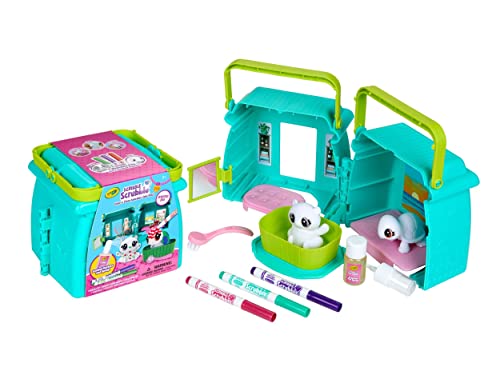 クレヨラ アメリカ 海外輸入 Crayola Scribble Scrubbie Pets Scented Spa, Animal Toy Playset, Include