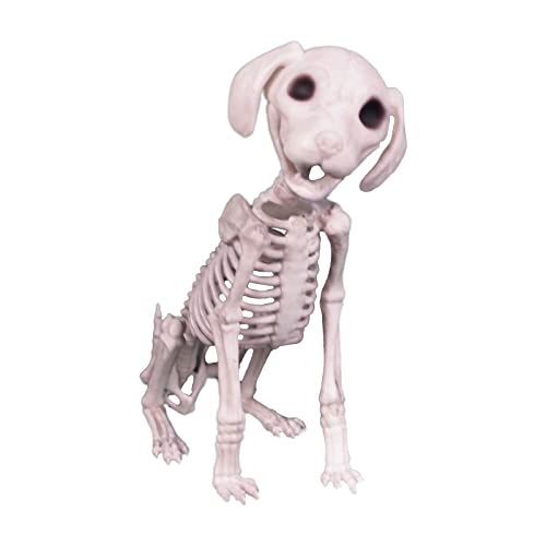 アクアリウム 水槽 置物 Halloween Skeleton Decoration Dog/Cat, Plastic Puppy/Kitty Skeleton Animal Ya