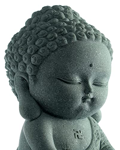 アクアリウム 水槽 置物 FENGSHUI-CAISHEN Little Buddha, Sakyamuni Buddha Statue - Handmade Stone for