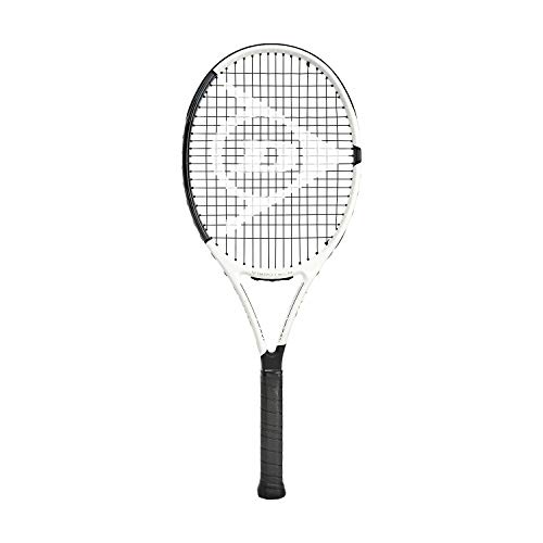テニス ラケット 輸入 Dunlop Sports PRO 265 Pre-Strung Tennis Racket, 1/4 Grip, White/Black