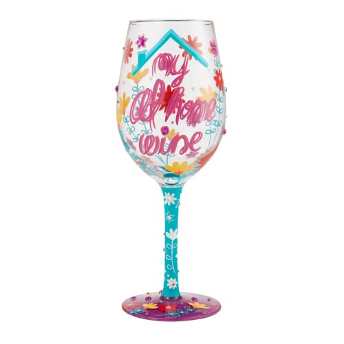 エネスコ Enesco 置物 インテリア Enesco Designs by Lolita My at Home Hand-Painted Artisan Wine Glass