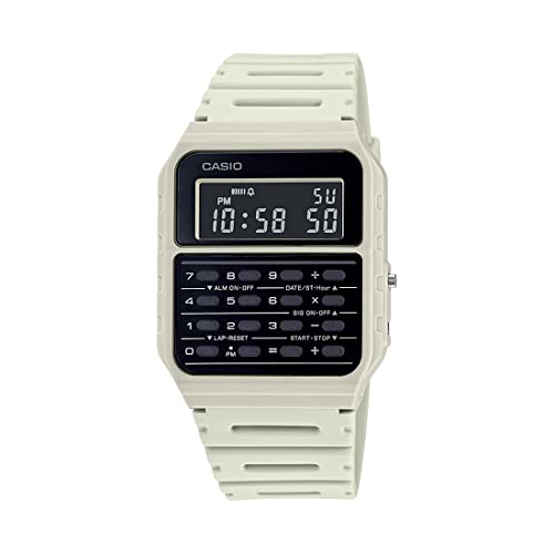 腕時計 カシオ メンズ Casio CA-53WF-8B Calculator Beige Digital Mens Watch Original New Classic CA-53