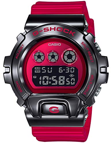 腕時計 カシオ メンズ Casio GM6900B-4 G-Shock Men's Watch Red 53.9mm Stainless Steel