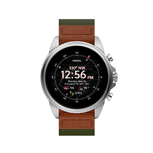 腕時計 フォッシル メンズ Fossil Unisex Gen 6 44mm Venture Edition Touchscreen Smart Watch, Color: S