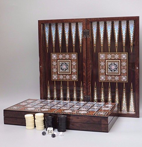 ボードゲーム 英語 アメリカ The 19'' Magic Star Backgammon Turkish Premium Board Game Set