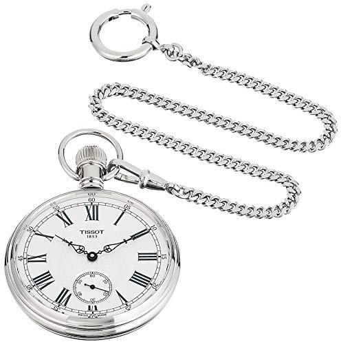 懐中時計 ポケットウオッチ ティソ Tissot unisex-adult Lepine Brass Pocket Watch Grey T8614059903