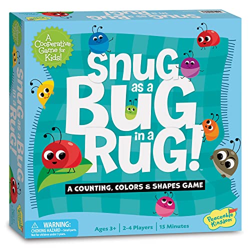 ボードゲーム 英語 アメリカ Peaceable Kingdom Snug as a Bug in a Rug Award Winning Cooperative Pres