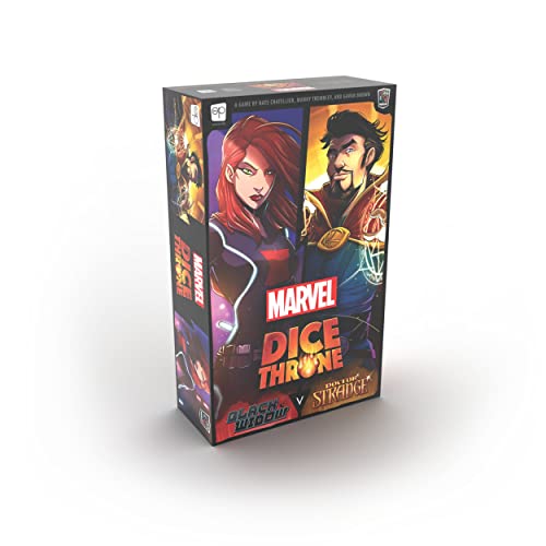 ボードゲーム 英語 アメリカ USAopoly Marvel Dice Throne 2 Hero Box Featuring Black Widow, Doctor