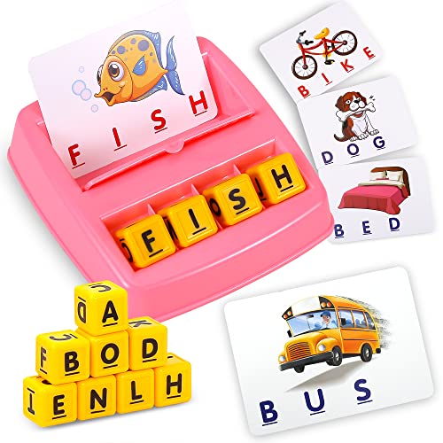 ボードゲーム 英語 アメリカ Fenikso Matching Letter Game, Alphabet Spelling & Reading Words, Object