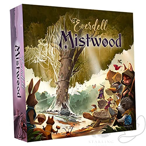ボードゲーム 英語 アメリカ Starling Games - Everdell Mistwood - 1-2 Player Co-op Expansion for The
