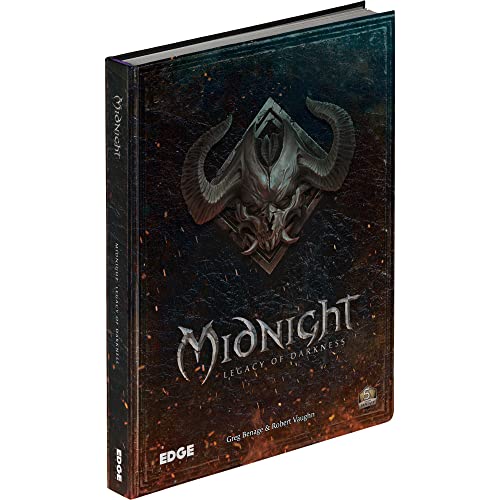ボードゲーム 英語 アメリカ EDGE Studio Midnight Legacy of Darkness CORE RULEBOOK - Epic Role-Playi
