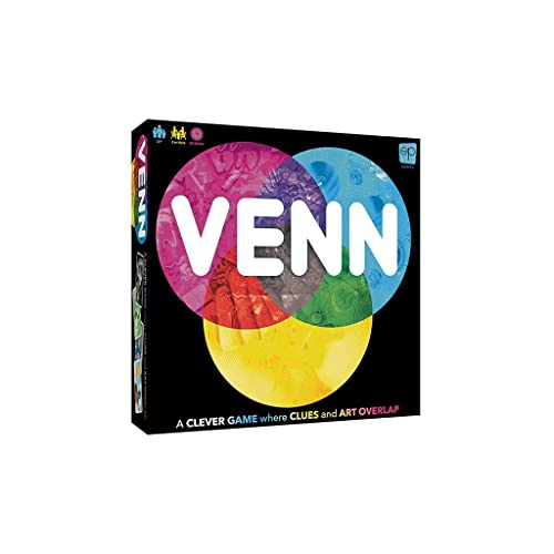 ボードゲーム 英語 アメリカ Venn Board Game Family Game for 2+ Players Cooperative & Competitiv