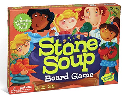 ボードゲーム 英語 アメリカ Peaceable Kingdom Stone Soup Cooperative Memory Board Game for Kids