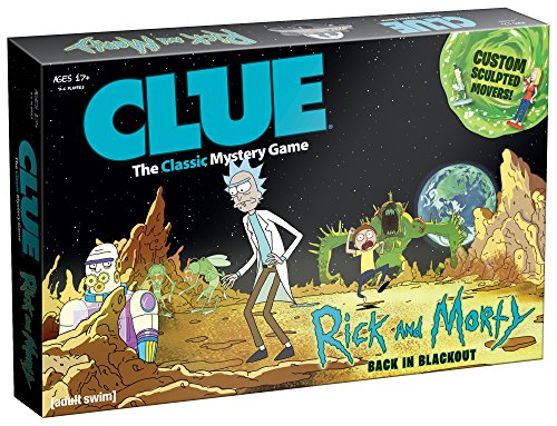 ボードゲーム 英語 アメリカ USAOPOLY CLUE: Rick and Morty Featuring Characters from The Adult Swi