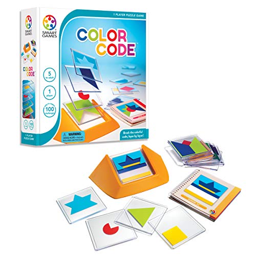 ボードゲーム 英語 アメリカ SmartGames Color Code Cognitive Skill-Building Puzzle Game Featuring 10