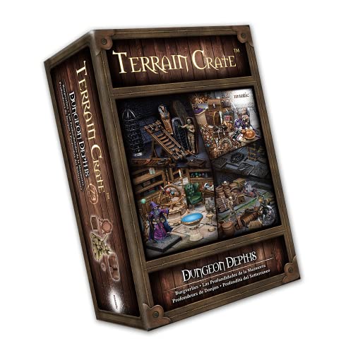 ボードゲーム 英語 アメリカ Mantic Games Terrain Crate - Dungeon Depths Large Size Set Highly-Det