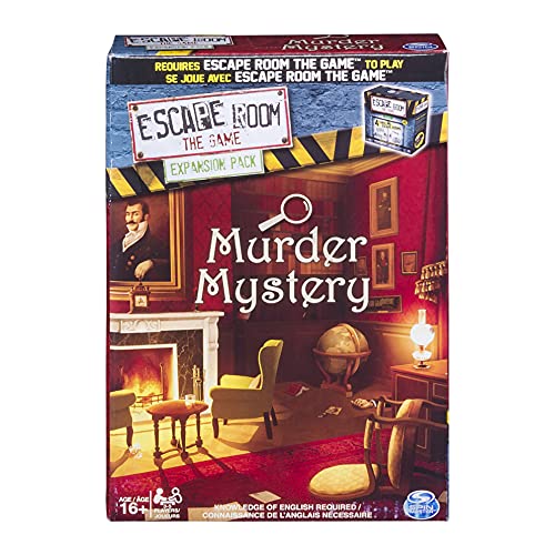 ボードゲーム 英語 アメリカ Spin Master Games - Escape Room Expansion Pack - Murder Mystery