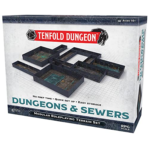 ボードゲーム 英語 アメリカ Gale Force Nine Tenfold Dungeon: Dungeons & Sewers - Modular Roleplayin