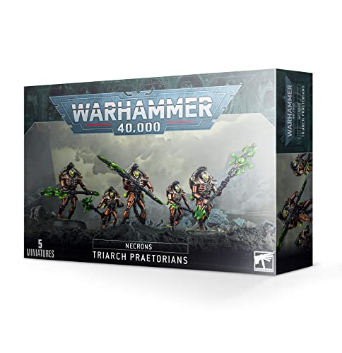 ボードゲーム 英語 アメリカ Games Workshop Warhammer 40K (40,000): Necrons - Triarch Praetorians