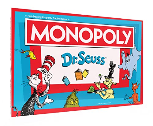 ボードゲーム 英語 アメリカ Monopoly: Dr. Seuss Buy, Sell, Trade Dr. Seuss Books Collectible Cl