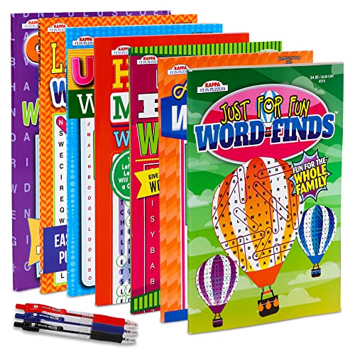 ボードゲーム 英語 アメリカ VARIETY SAVINGS 7-Pack 550+ Large WordSearch Puzzle Books for Adults, A