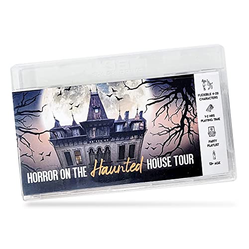 ボードゲーム 英語 アメリカ Horror on The Haunted House Tour Halloween Murder Mystery Party Game