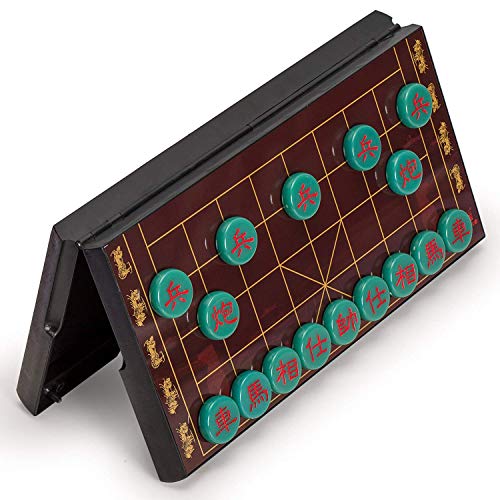 ボードゲーム 英語 アメリカ Luoyer 12.5inch Portable Chinese Chess Set with Folding Board and Magne