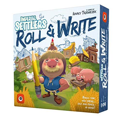 ボードゲーム 英語 アメリカ Portal Games Imperial Settlers: Roll and Write Board Game