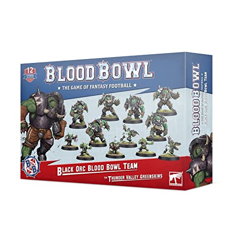 ボードゲーム 英語 アメリカ Games Workshop - Blood Bowl: Black Orc Team (The Thunder Valley Greensk