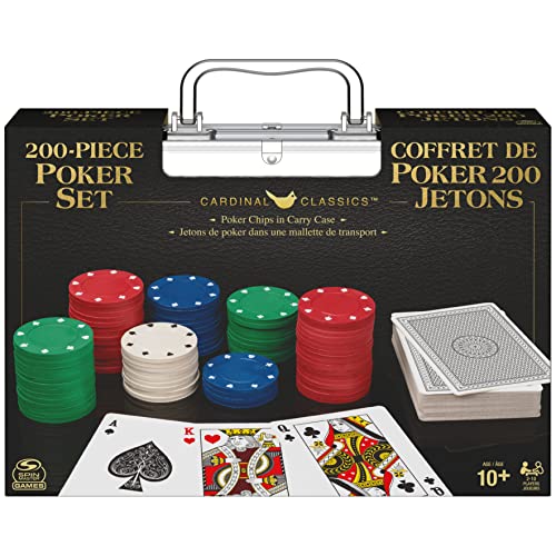 ボードゲーム 英語 アメリカ Spin Master Games Professional Texas Hold ‘Em Poker Set, Classic Game
