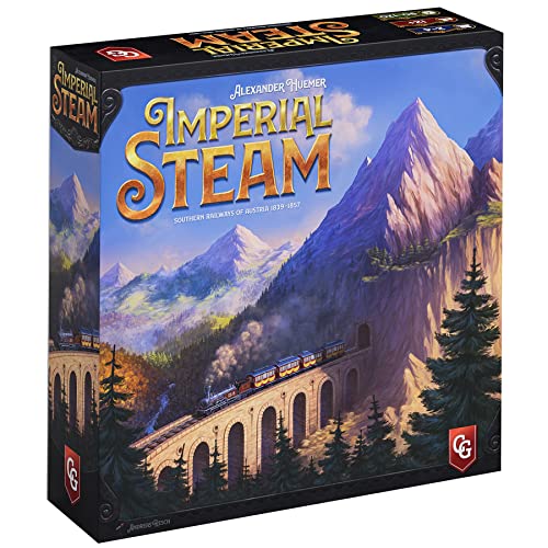 ボードゲーム 英語 アメリカ Capstone Games: Imperial Steam, Strategy Board Game, Plan, Build and Ex
