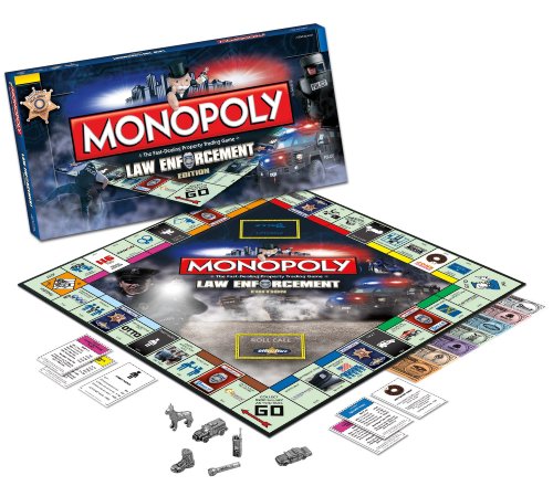 ボードゲーム 英語 アメリカ MONOPOLY: Law Enforcement Edition