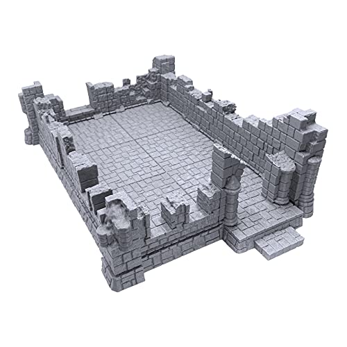 ボードゲーム 英語 アメリカ Ulvheim Modular Ruins Set by Terrain4Print, 3D Printed Tabletop RPG Sce