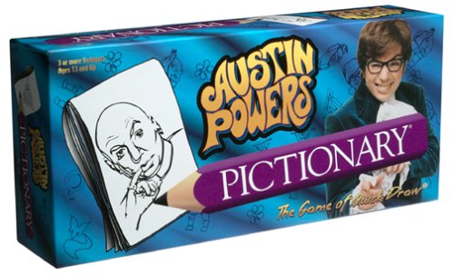 ボードゲーム 英語 アメリカ USAOPOLY Austin Powers Pictionary Game