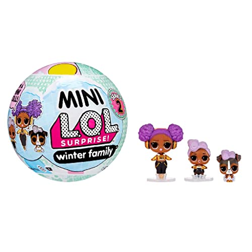 エルオーエルサプライズ 人形 ドール L.O.L. Surprise! Mini Winter Family with Doll, Lil Sis and