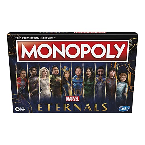 ボードゲーム 英語 アメリカ Monopoly: Marvel Studios' Eternals Edition Board Game for Marvel Fans,