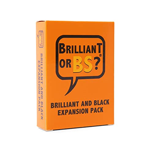 ボードゲーム 英語 アメリカ Brilliant or BS? Black Culture Expansion Pack - Trivia Card Game - Hila