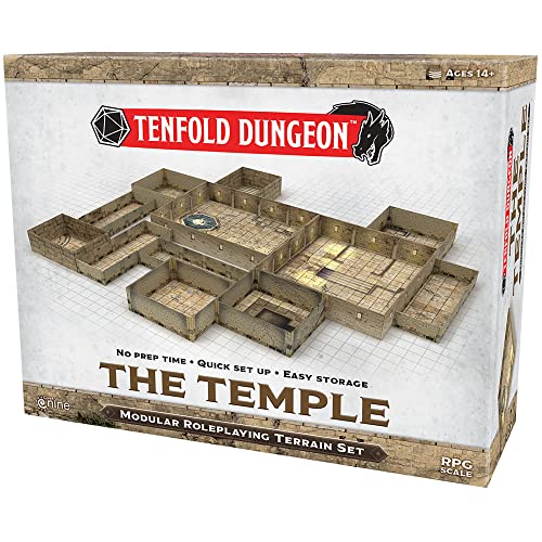 ボードゲーム 英語 アメリカ Gale Force Nine Tenfold Dungeon: The Temple - Modular Roleplaying Terra