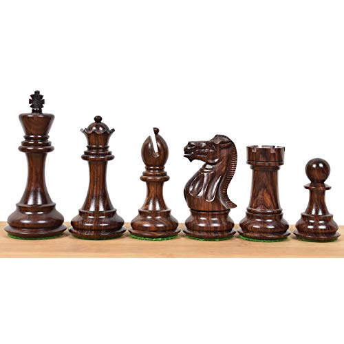 ボードゲーム 英語 アメリカ RoyalChessMall -4.1 Pro Staunton Wooden Chess Pieces Only Set - Weight