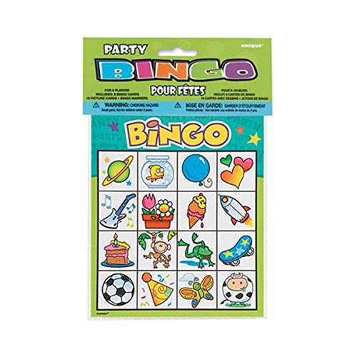 ボードゲーム 英語 アメリカ Party Paper Bingo Game Set For 8 Players - 10 (Set Of 8), Entertaining