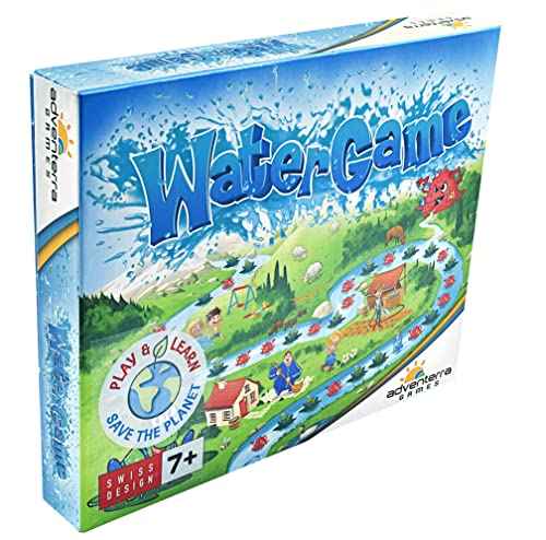ボードゲーム 英語 アメリカ WaterGame- A Family Board Game About Water Conservation - Fun & Educati