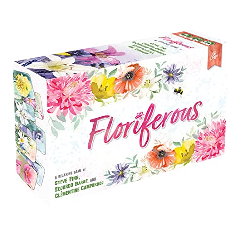 ボードゲーム 英語 アメリカ Floriferous Card Game - A Relaxing Garden Game of Arranging Flowers by