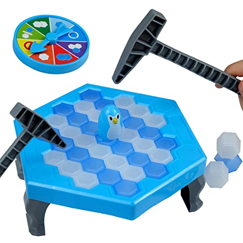 ボードゲーム 英語 アメリカ Save Penguin Break Ice Frozen Game for Kids, Meroqeel Protect The Icebe