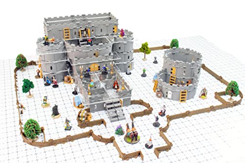 ボードゲーム 英語 アメリカ Modular Castle System - Regent Set: Dirt Cheap Dungeons TT RPG Terrain