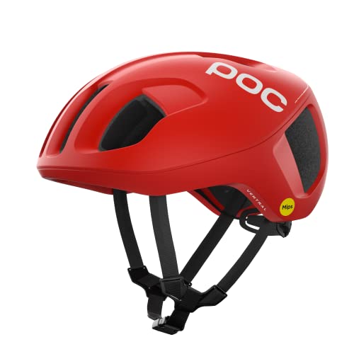 ヘルメット 自転車 サイクリング POC Ventral MIPS (CPSC) Cycling Helmet Prismane Red Matt LRG