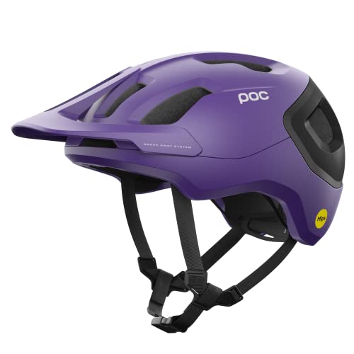 ヘルメット 自転車 サイクリング POC Axion Race MIPS Cycling Helmet Sapphire Purple/Uranium Black