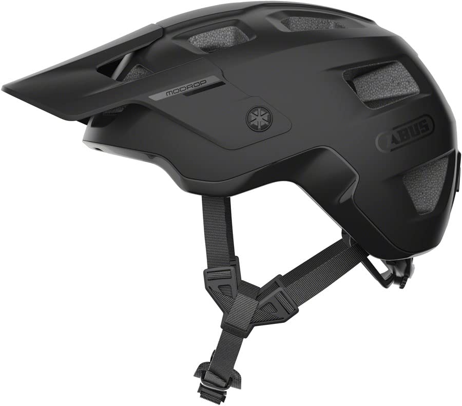 ヘルメット 自転車 サイクリング ABUS MoDrop MIPS Adult Mountain Bike Helmet, Velvet Black, Size S